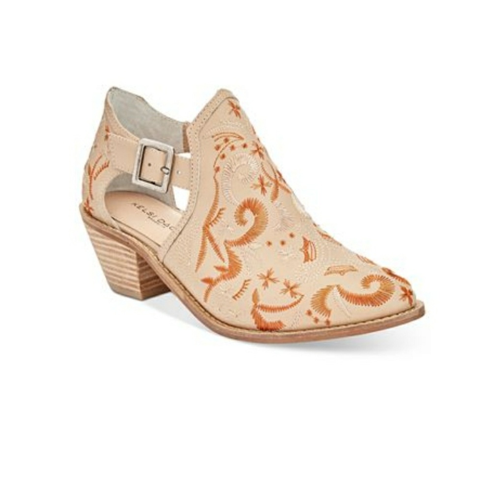 Embroided Kline Embroidered Ankle Boot